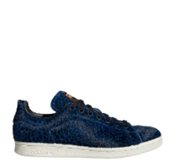 stan smith blue leopard